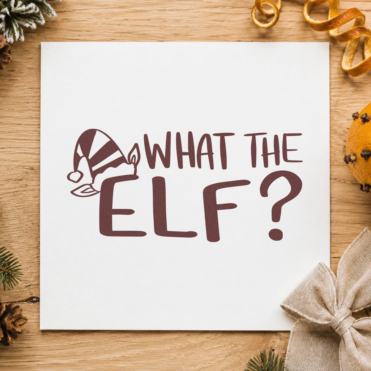 What The Elf Slim Pre-Inked Stamp in use 4