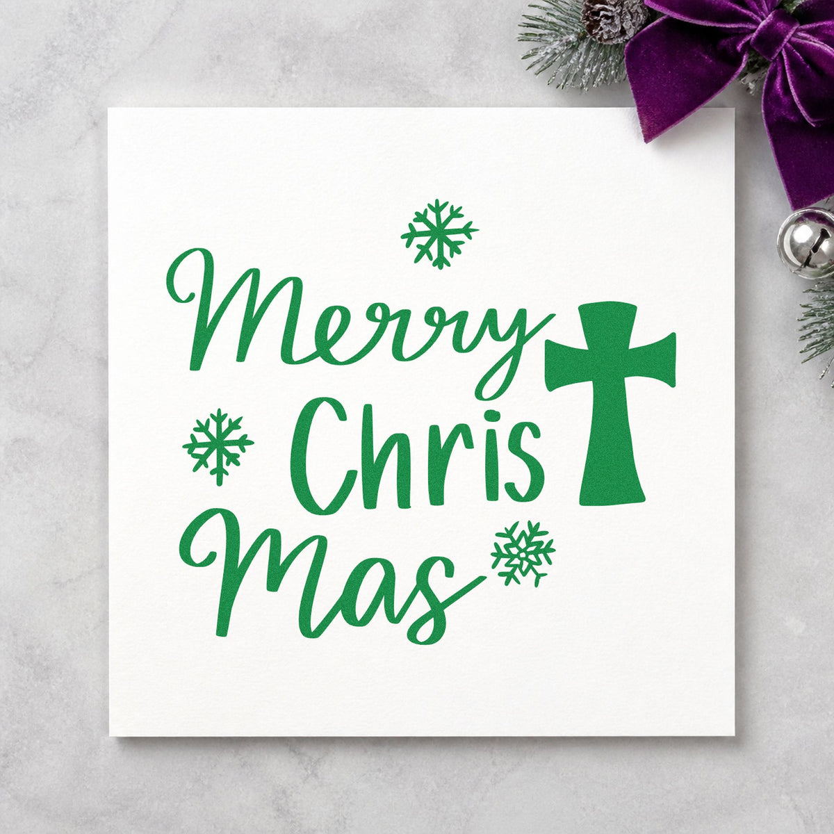 Pre-Inked Merry Christmas Stamp – PSI in use 3