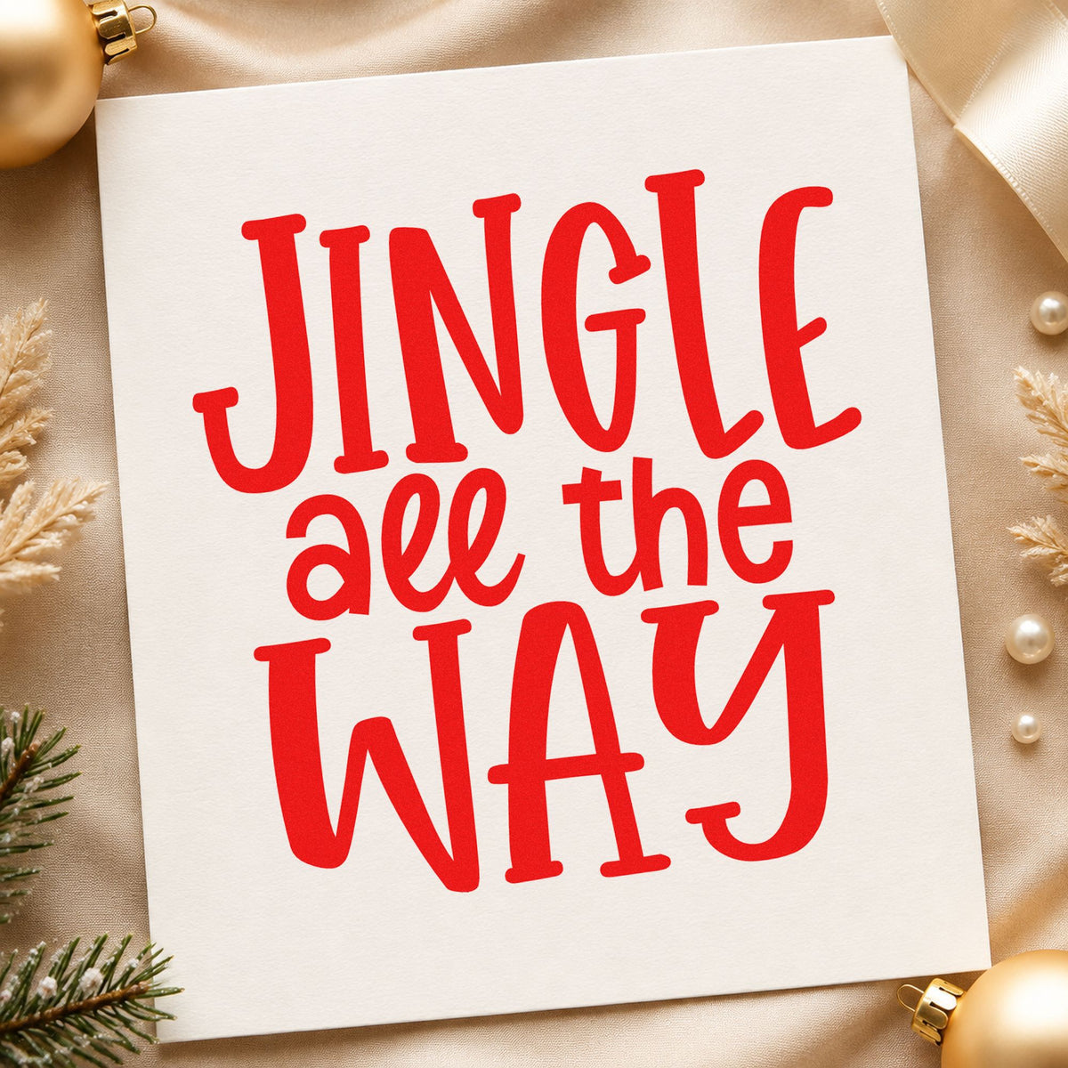 Jingle All The Way Lettering Duo Hand Stamp in use 7
