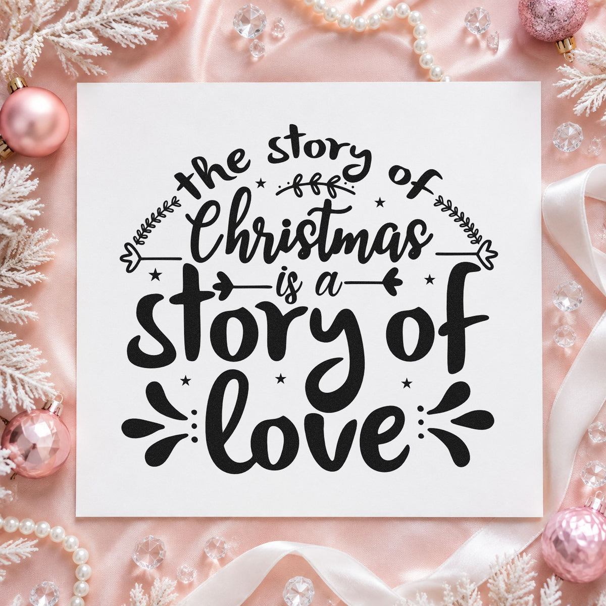 Christmas Story Of Love Stamp – Self-Inking in use 9