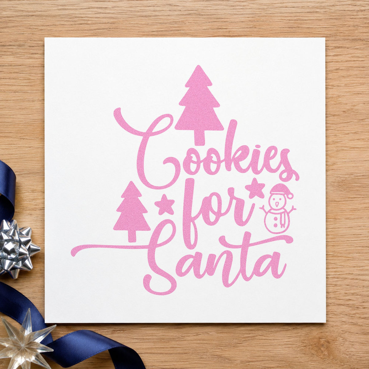 Cookies For Santa Trees Snowman Duo Hand Stamp in use 10