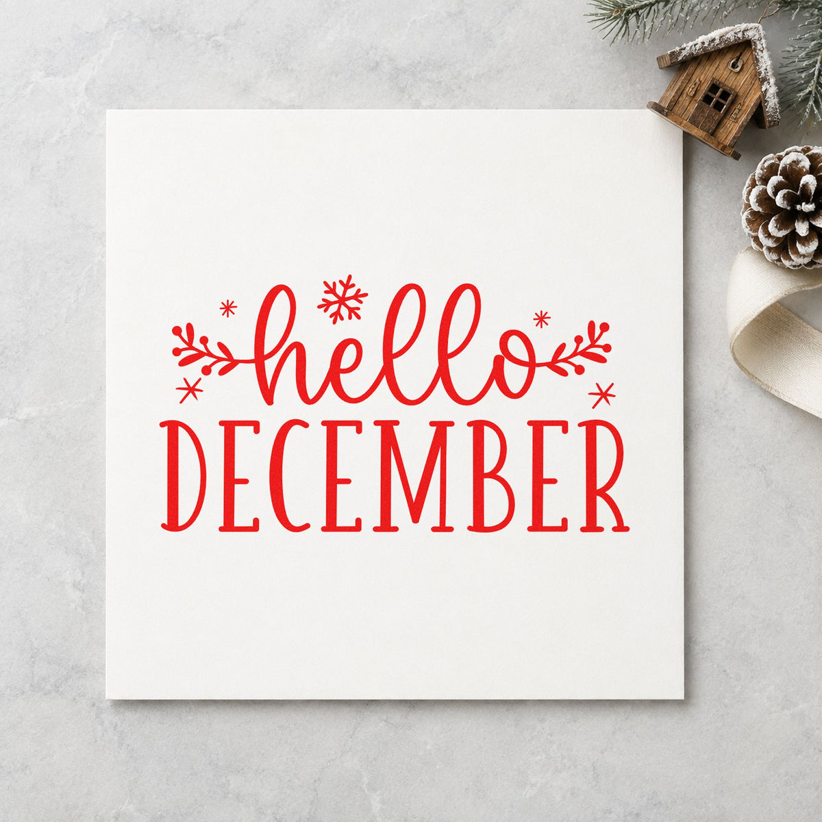 Hello December Sprigs Leaf Accents Hand Stamp – Duo in use 5