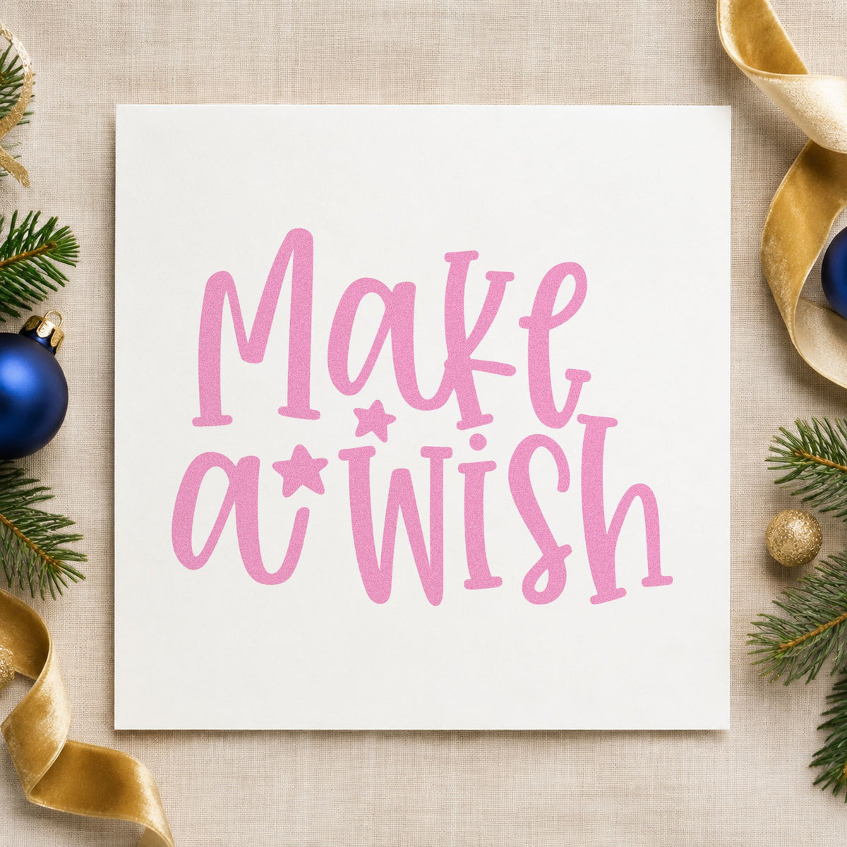 Make A Wish PSI Pre-Inked Stamp in use 10