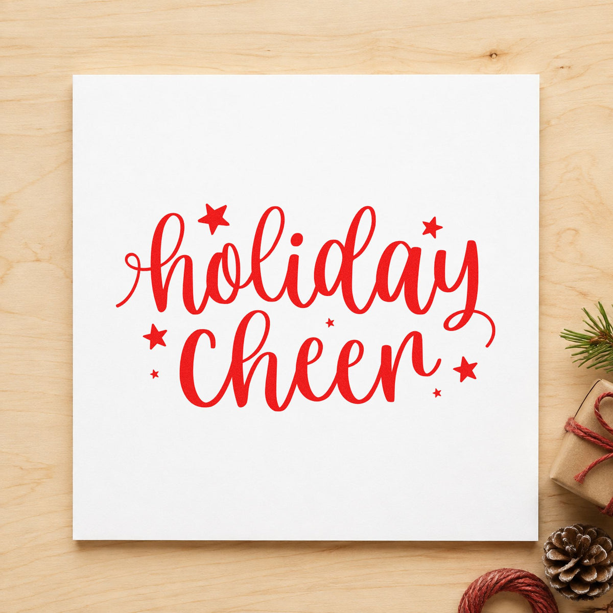 Holiday Cheer Hand Stamp – Duo in use 7