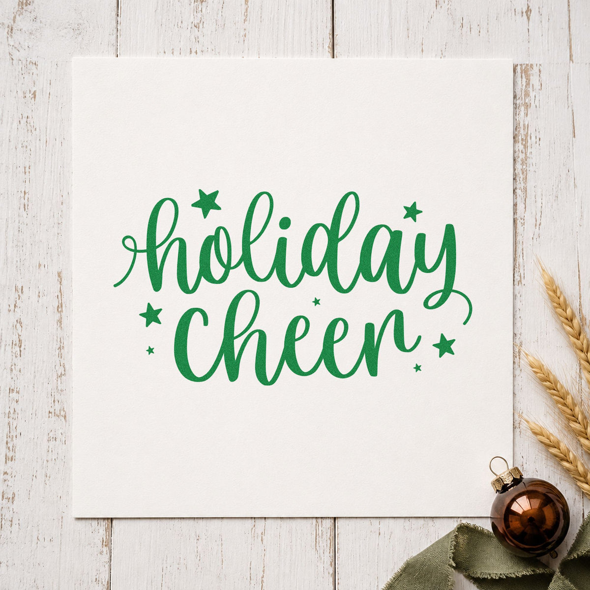 Holiday Cheer Hand Stamp – Duo in use 8
