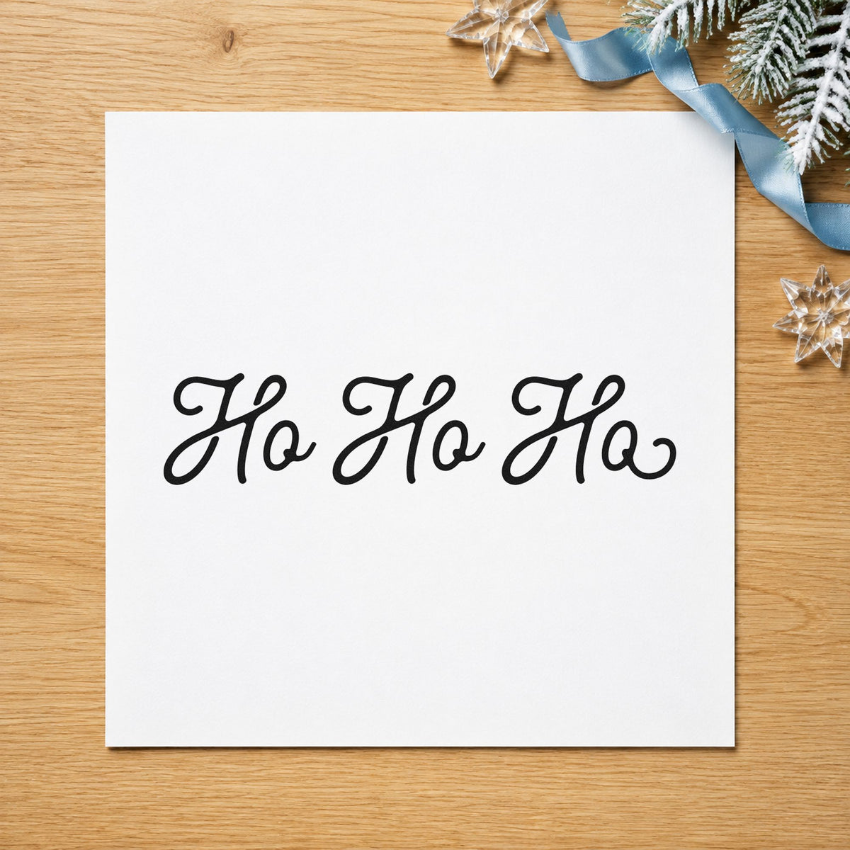 Ho Ho Ho Stamp – Self-Inking in use 4