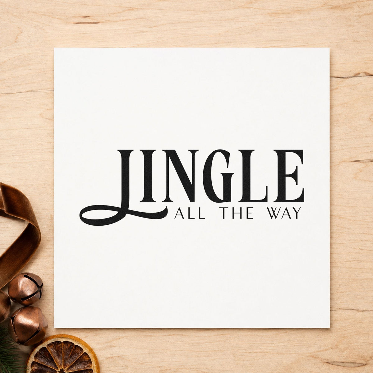 Jingle All The Way Serif Stamp – PSI Pre-Inked in use 3