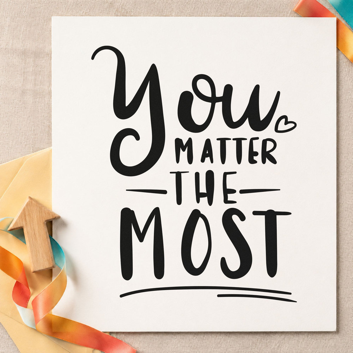 You Matter The Most Pre-Inked Stamp – PSI in use 3