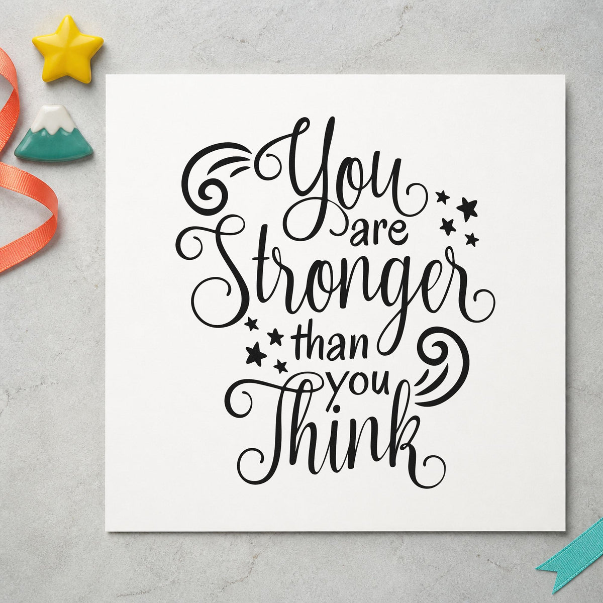 Stronger Than You Think Hand Stamp – Duo in use 4