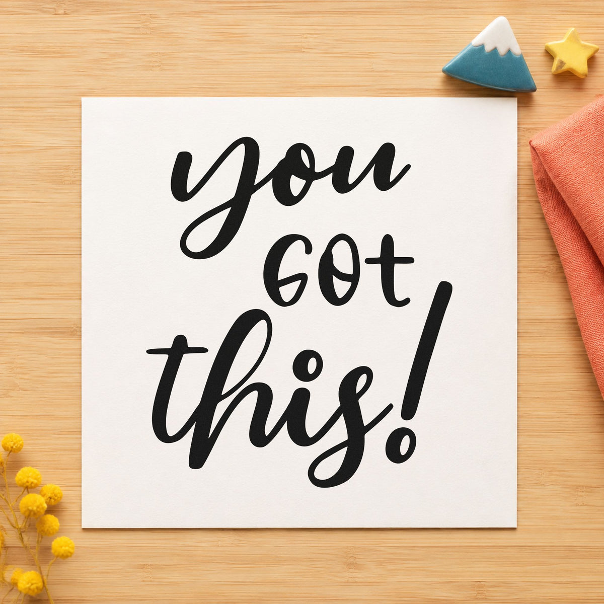 PSI Pre-Inked You Got This! Stamp in use 3