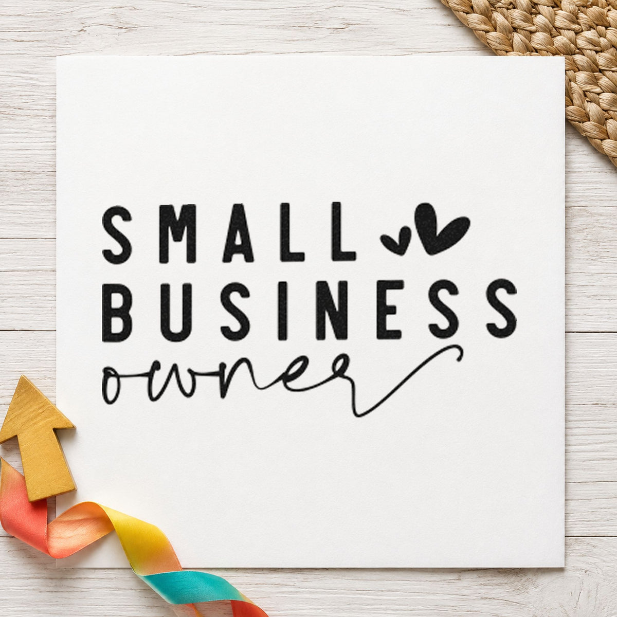 Small Business Owner Hand Stamp – Duo in use 9