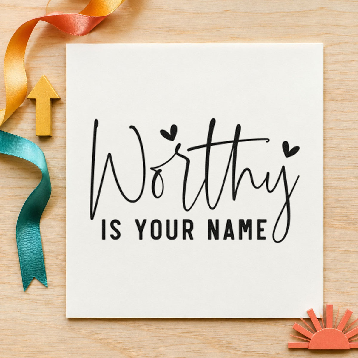 Worthy Is Your Name Stamp – PSI Pre-Inked in use 4