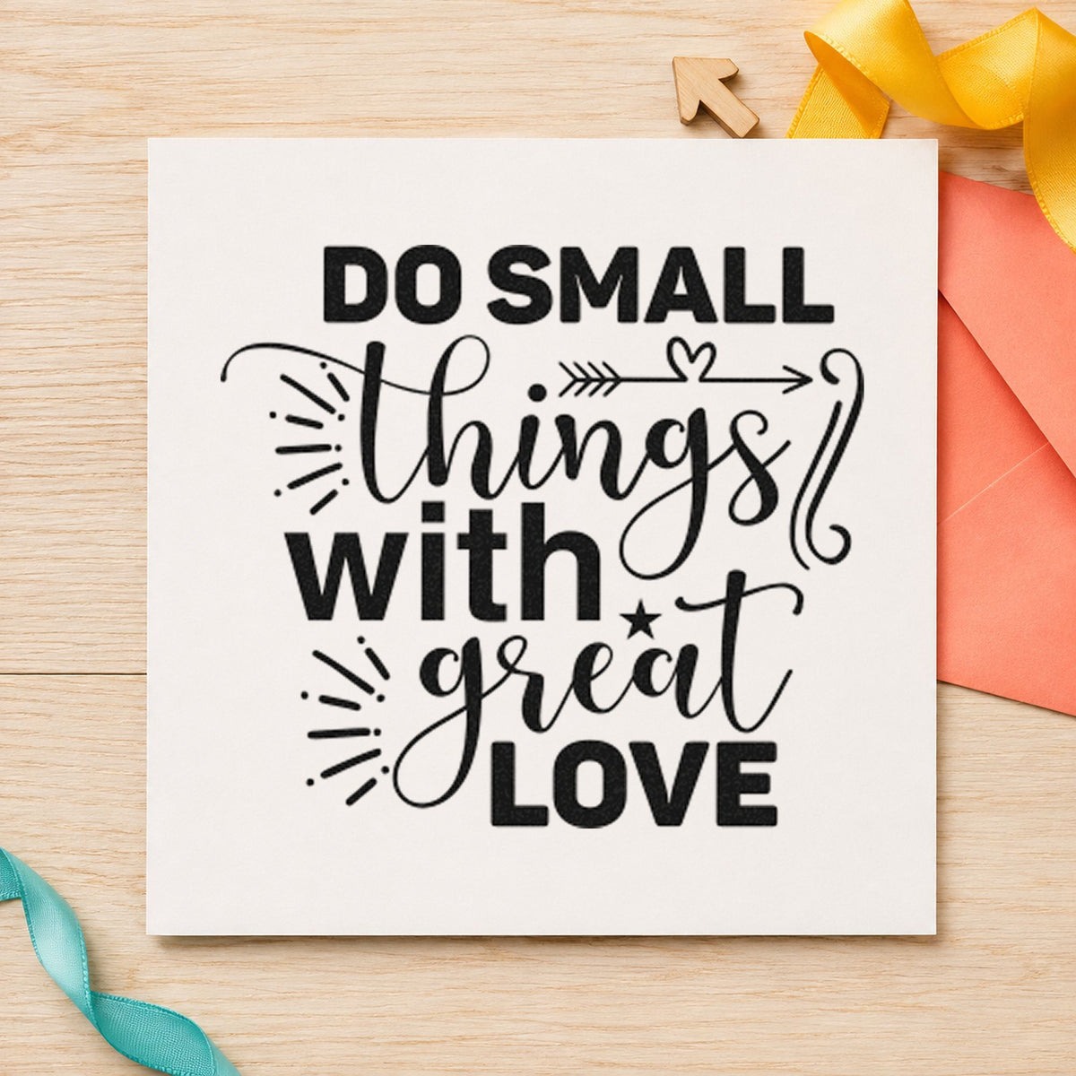 Small Things With Great Love Pre-Inked Stamp – Slim in use 10