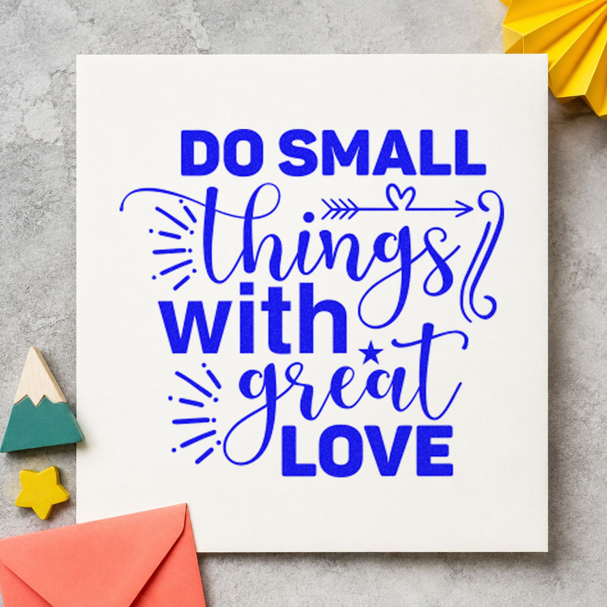 Small Things With Great Love Pre-Inked Stamp – Slim in use 5