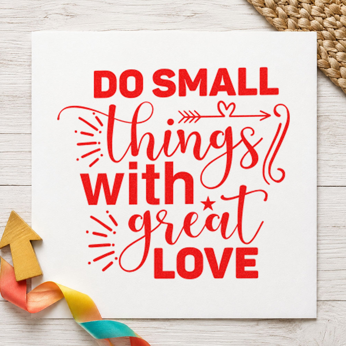Small Things With Great Love Pre-Inked Stamp – Slim in use 8