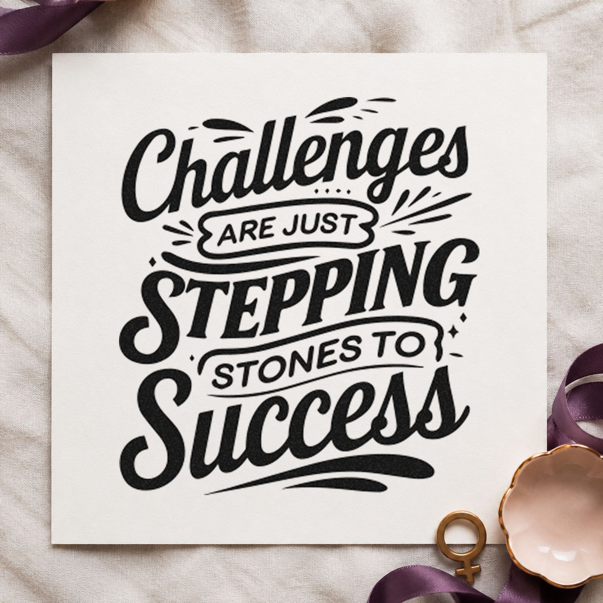 Challenges Stepping Stones Success Stamp – PSI Pre-Inked in use 4
