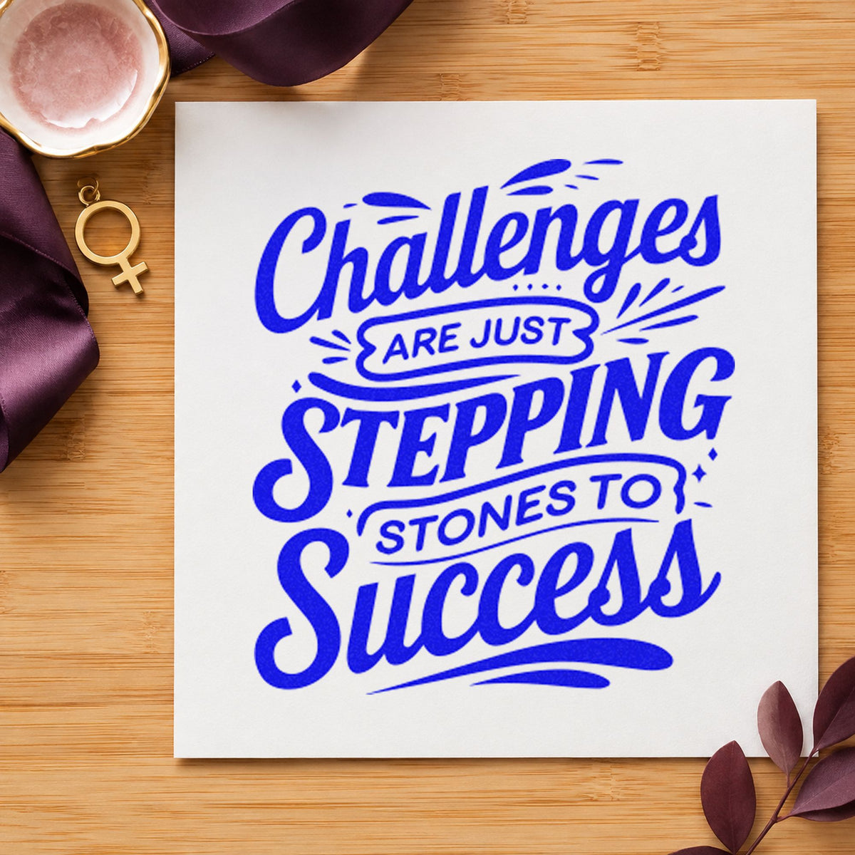 Challenges Stepping Stones Success Stamp – PSI Pre-Inked in use 5
