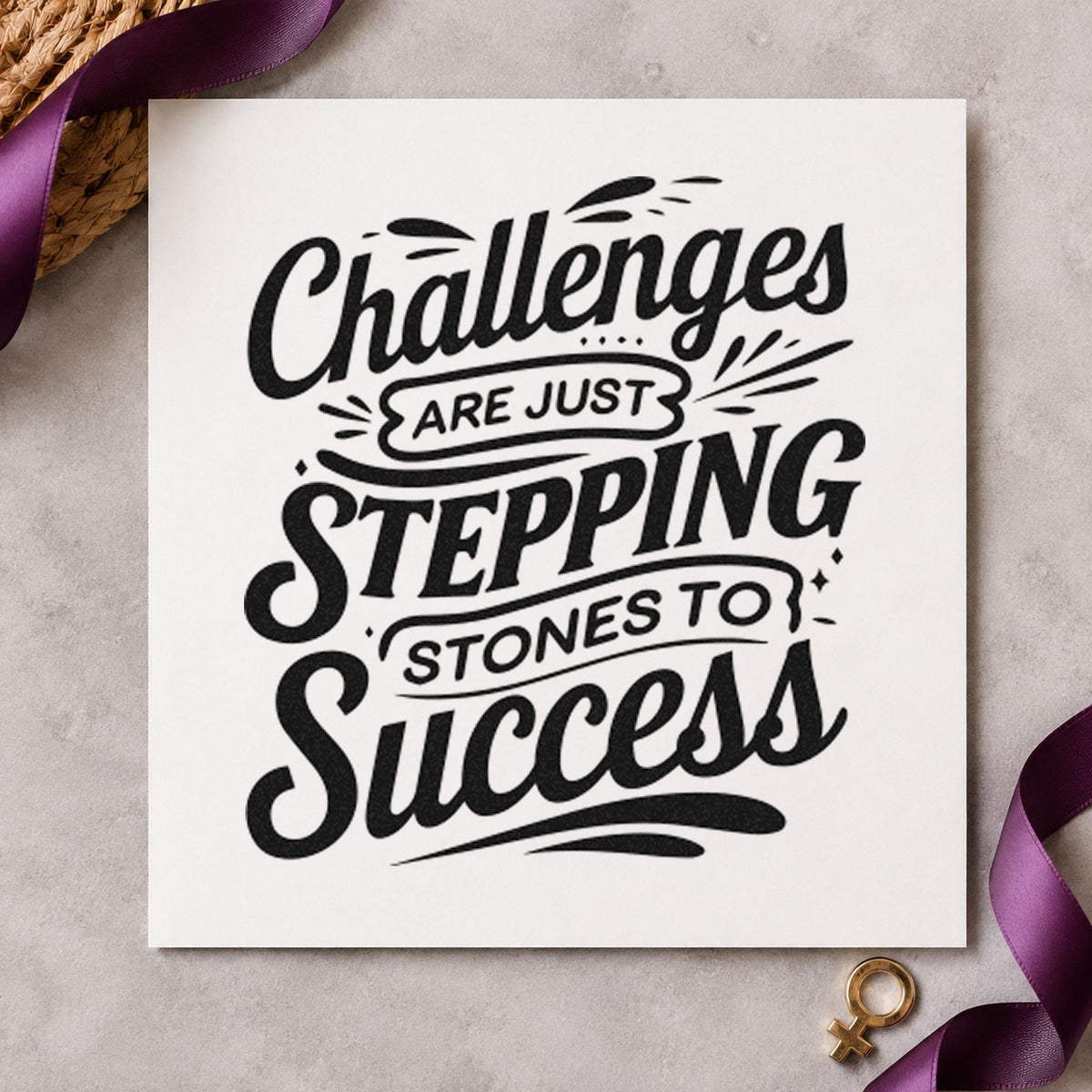 Challenges Stepping Stones Success Stamp – PSI Pre-Inked in use 9