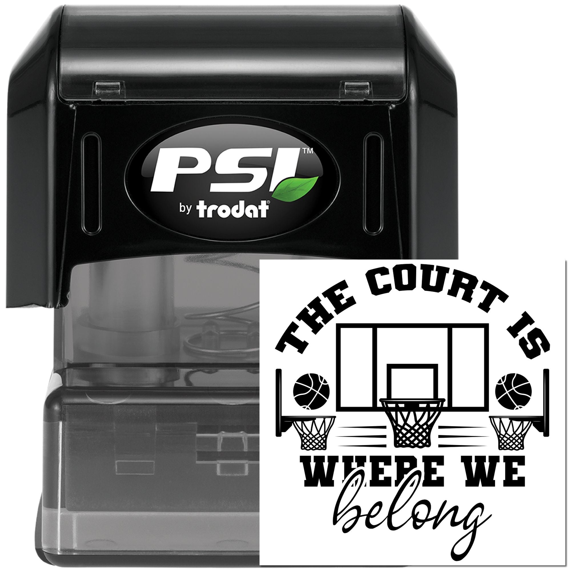 PSI Party Favor Home Of Basketball Dreams Pre-Inked Stamp