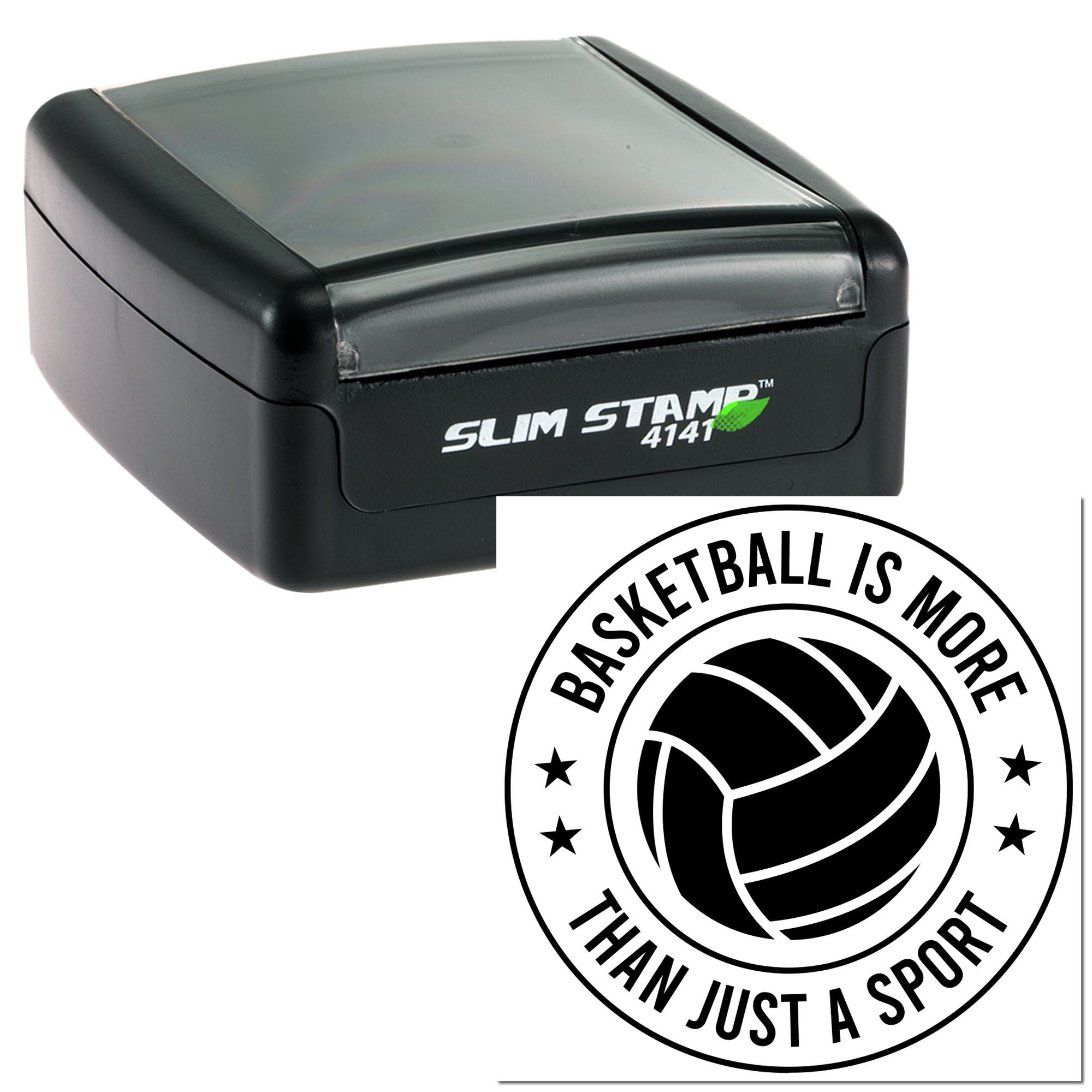 Slim Pre-Inked Hoops Fuel Souls Note Card Stamp