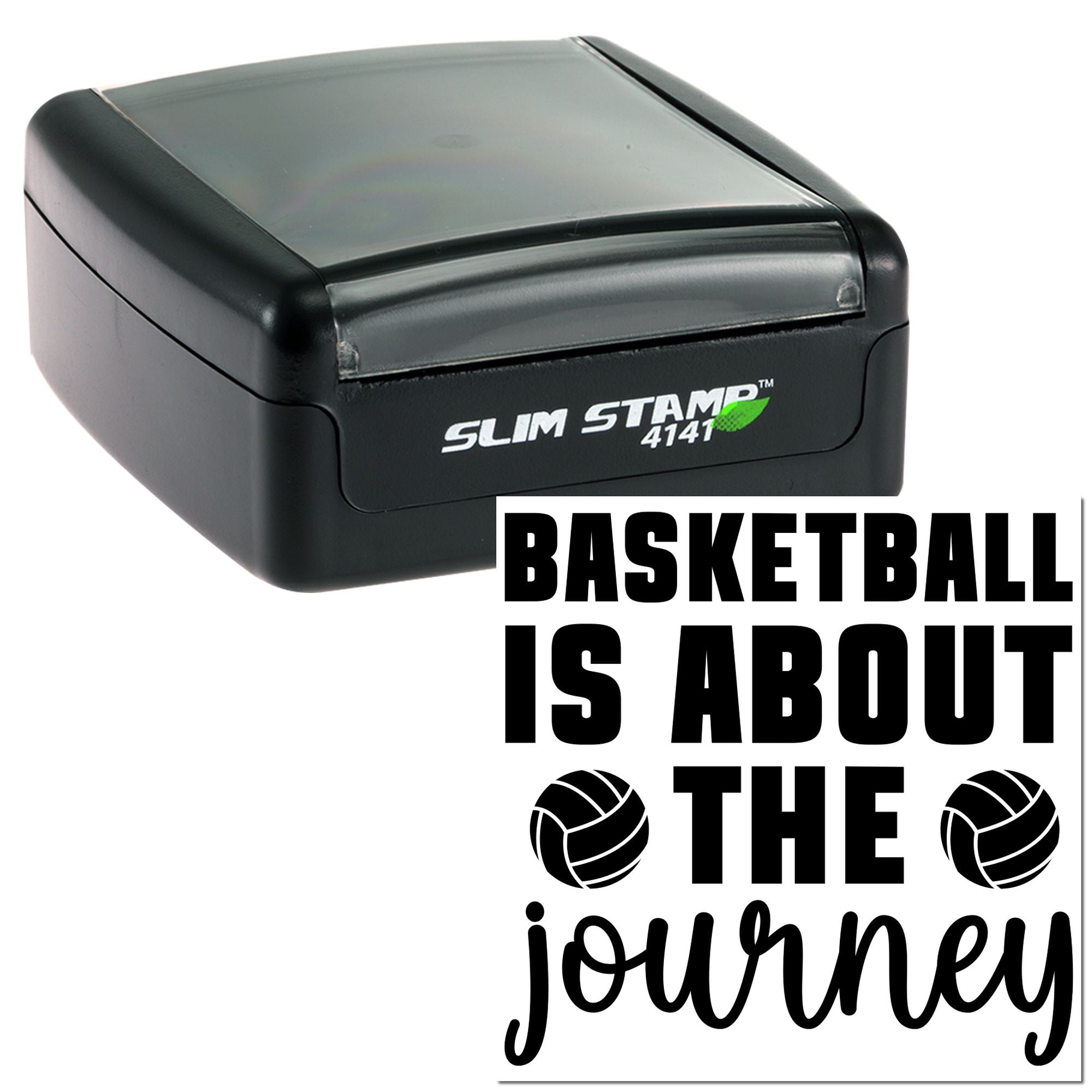 Slim Pre-Inked Hoops Heart Hustle Postcard Stamp