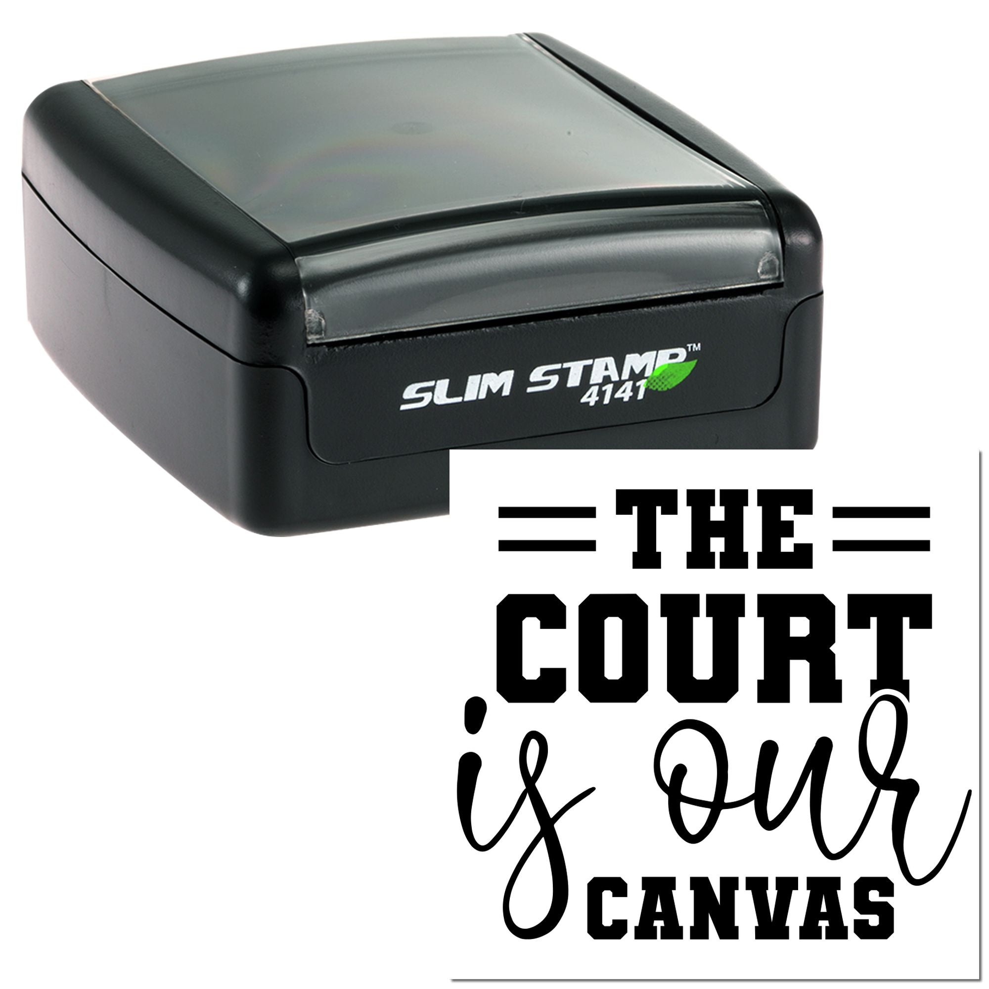 Slim Pre-Inked Hoops Meets Artistry Papercraft Stamp