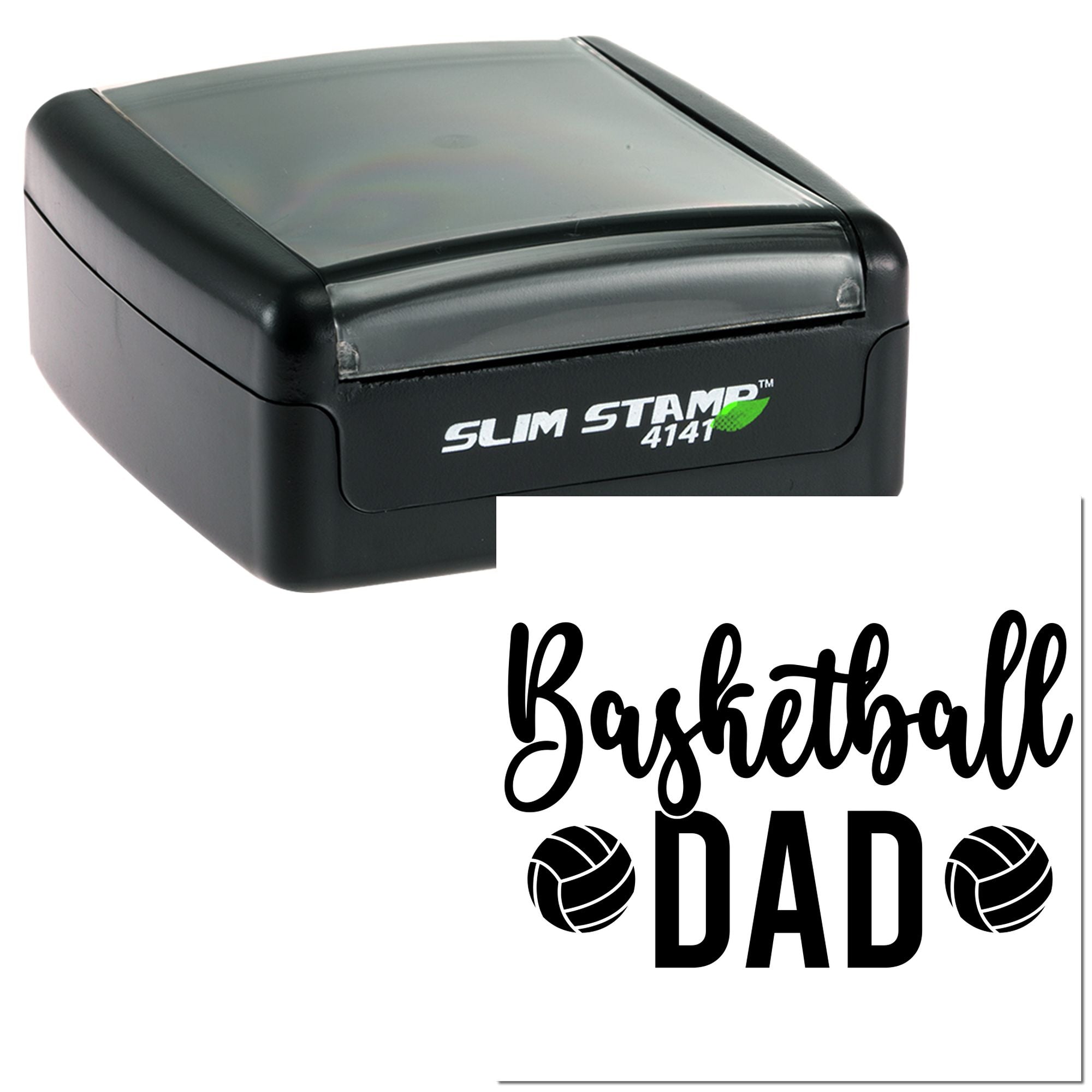 Slim Pre-Inked Courtside Proud Dad Paper Goods Stamp