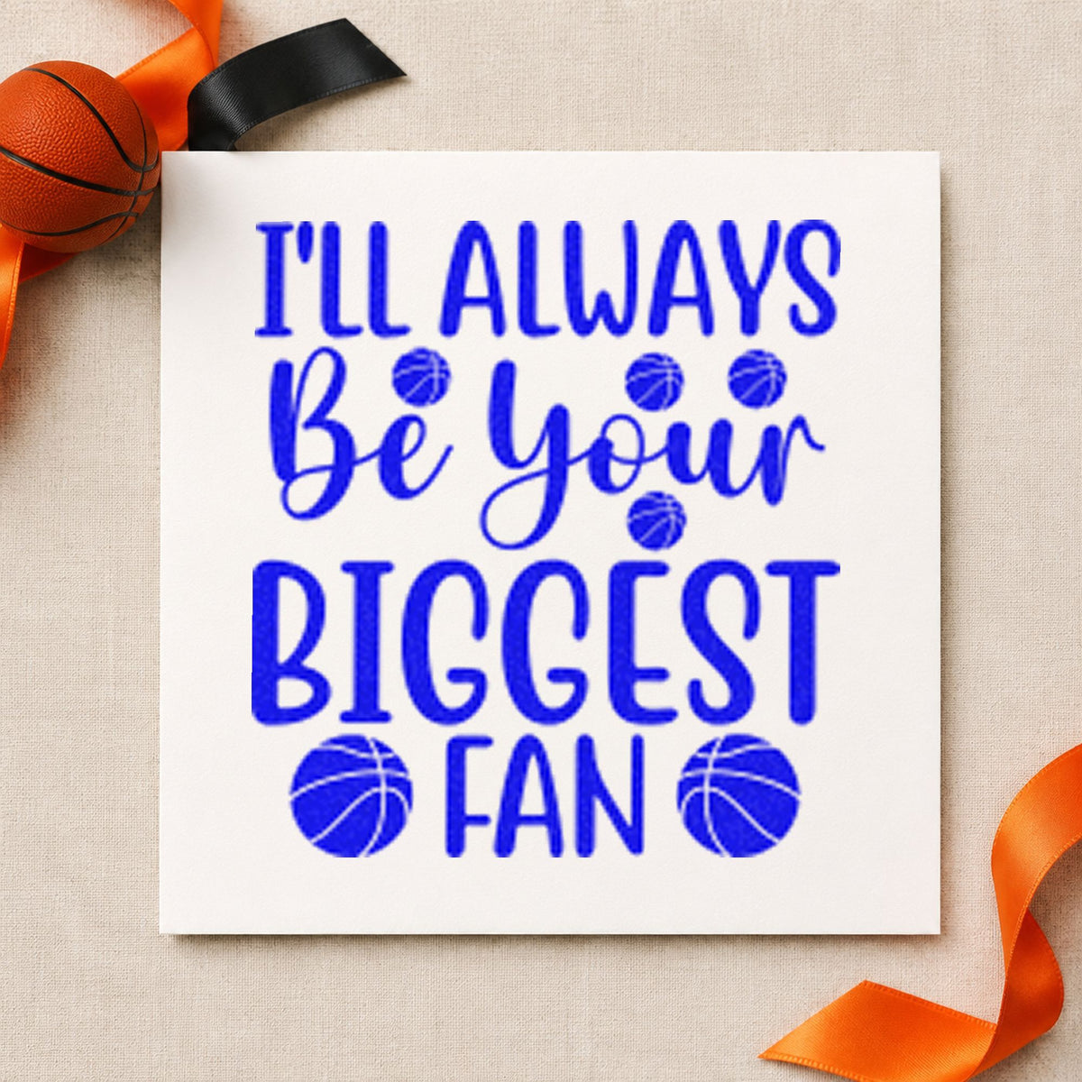 PSI Pre-Inked Always Your Biggest Fan Stamp in use 5