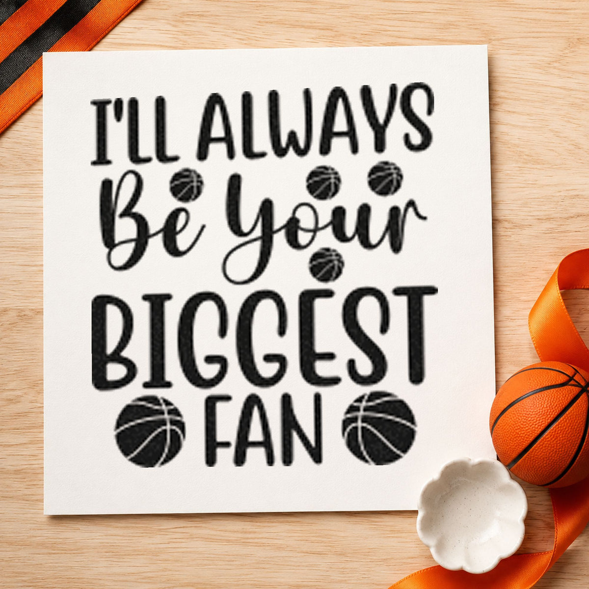 PSI Pre-Inked Always Your Biggest Fan Stamp in use 9