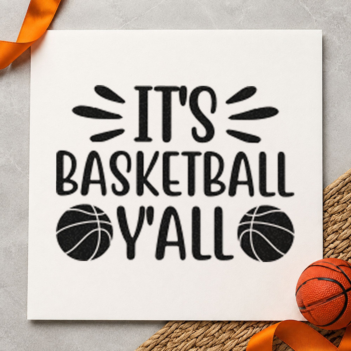 It Is Basketball Yall Pre-Inked Stamp – PSI in use 10
