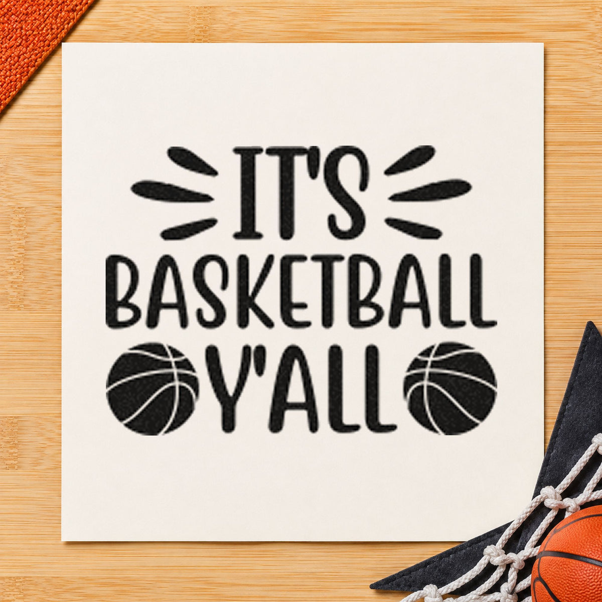 It Is Basketball Yall Pre-Inked Stamp – PSI in use 3