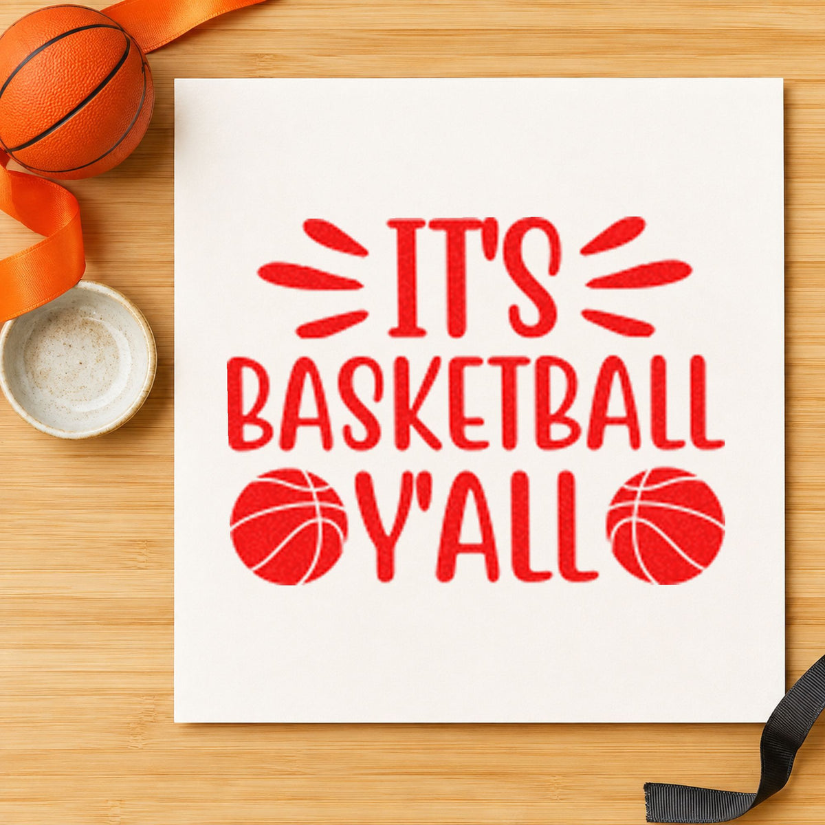 It Is Basketball Yall Pre-Inked Stamp – PSI in use 7