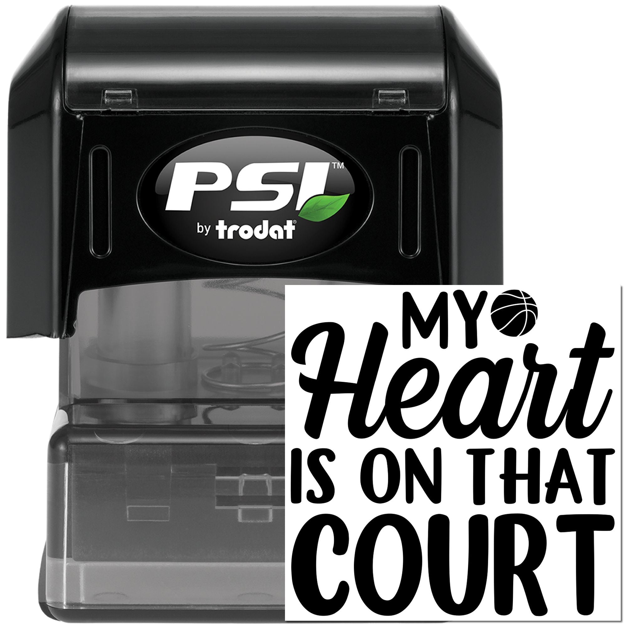 PSI Greeting Card Passion For The Game Pre-Inked Stamp