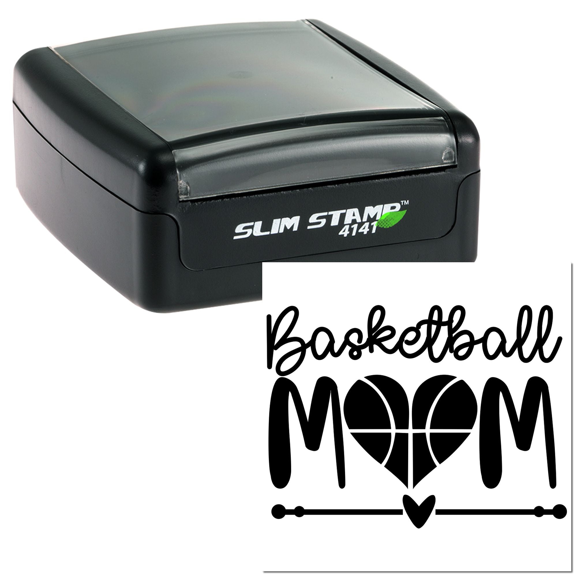 Slim Pre-Inked Hoops Heart Heroine Mini Card Stamp