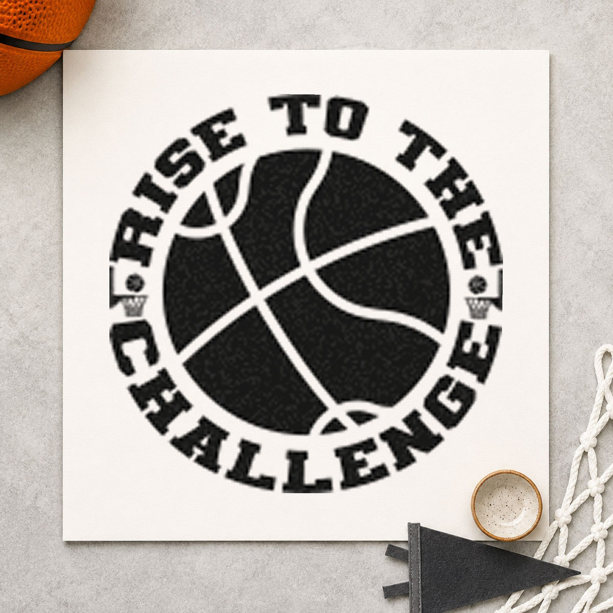 Rise To The Challenge Slim Pre-Inked Stamp in use 4