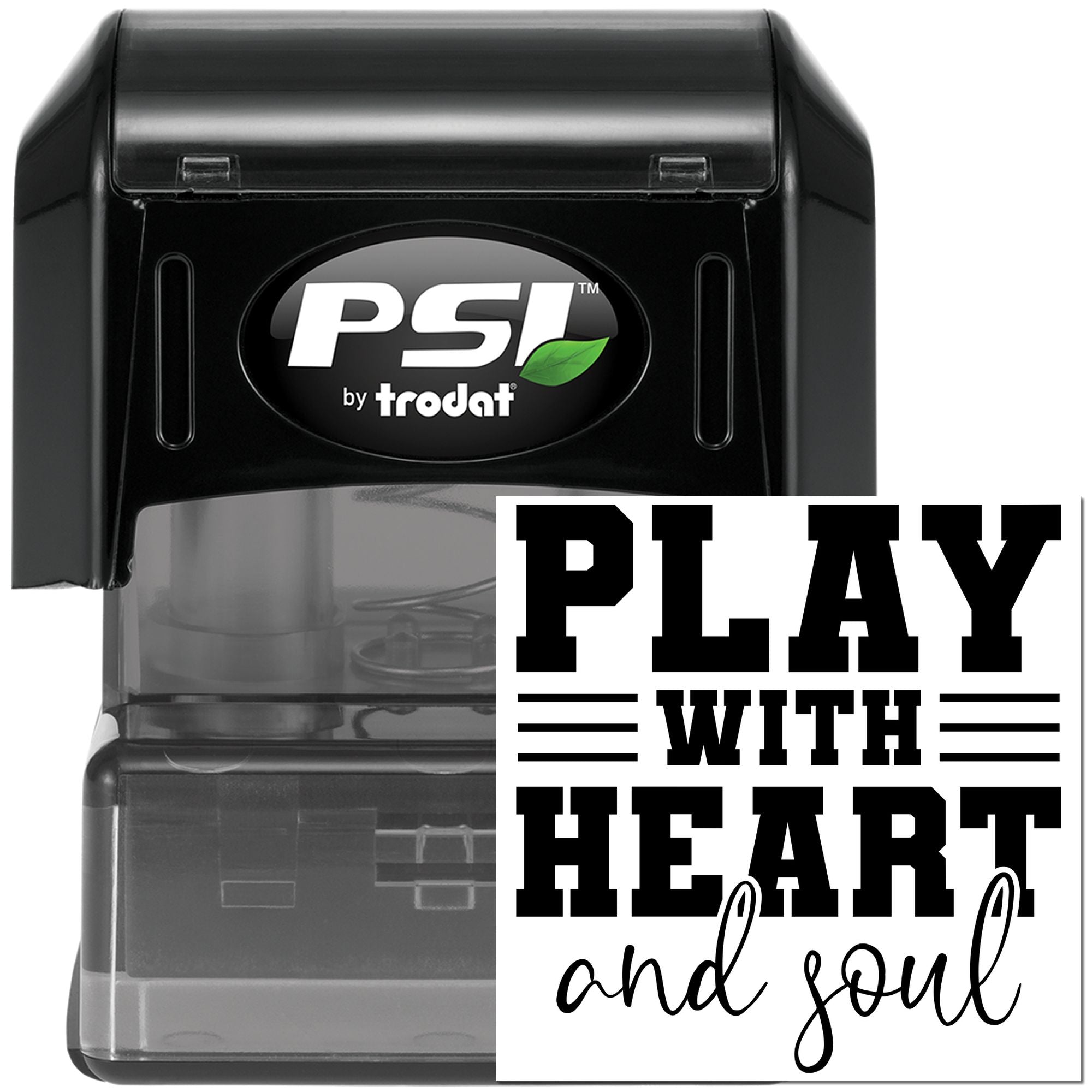 PSI Journaling Passion Fuels The Game Pre-Inked Stamp