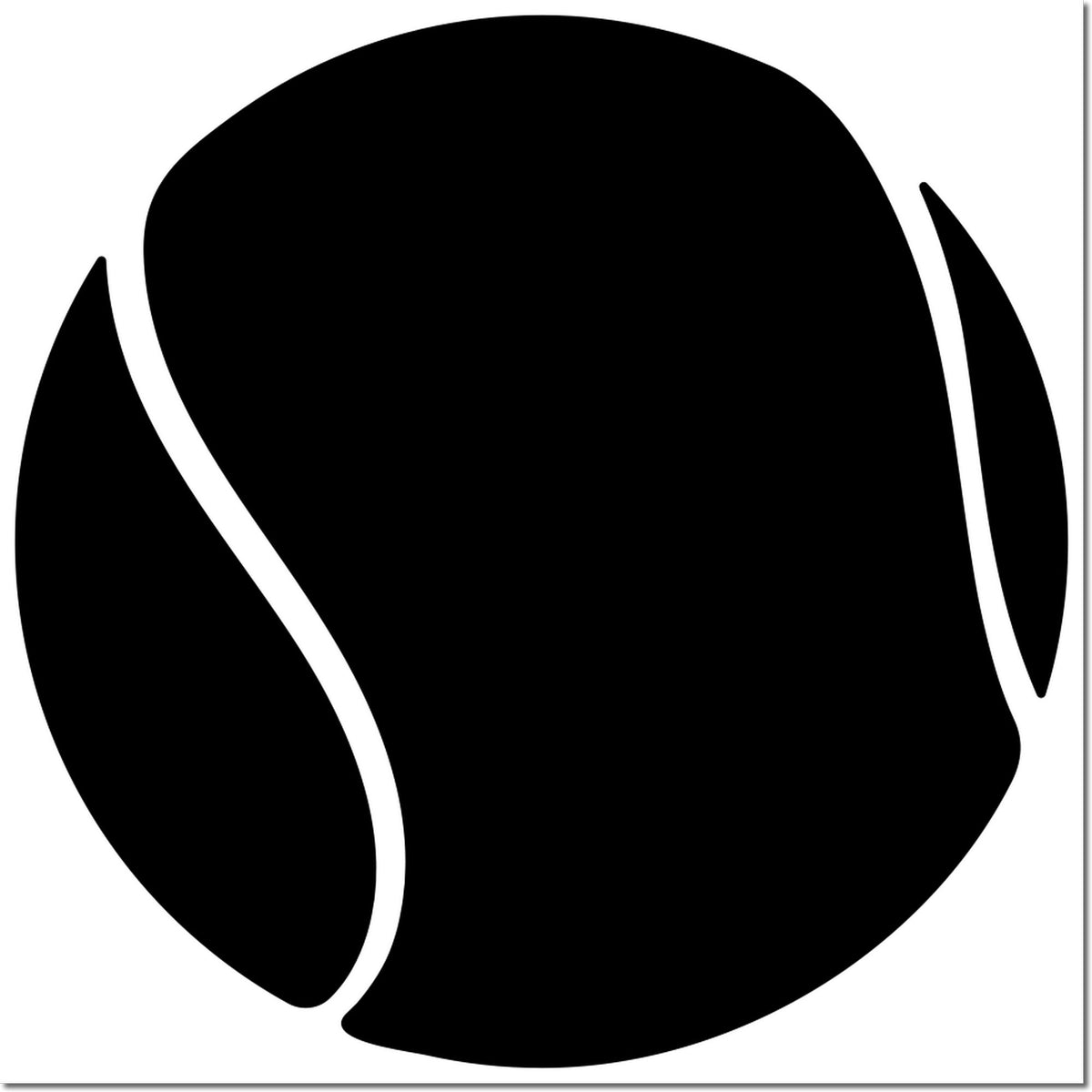 Abstract black stamp design with oval leaf shape, ideal for custom rubber stamp logos and seal artwork.