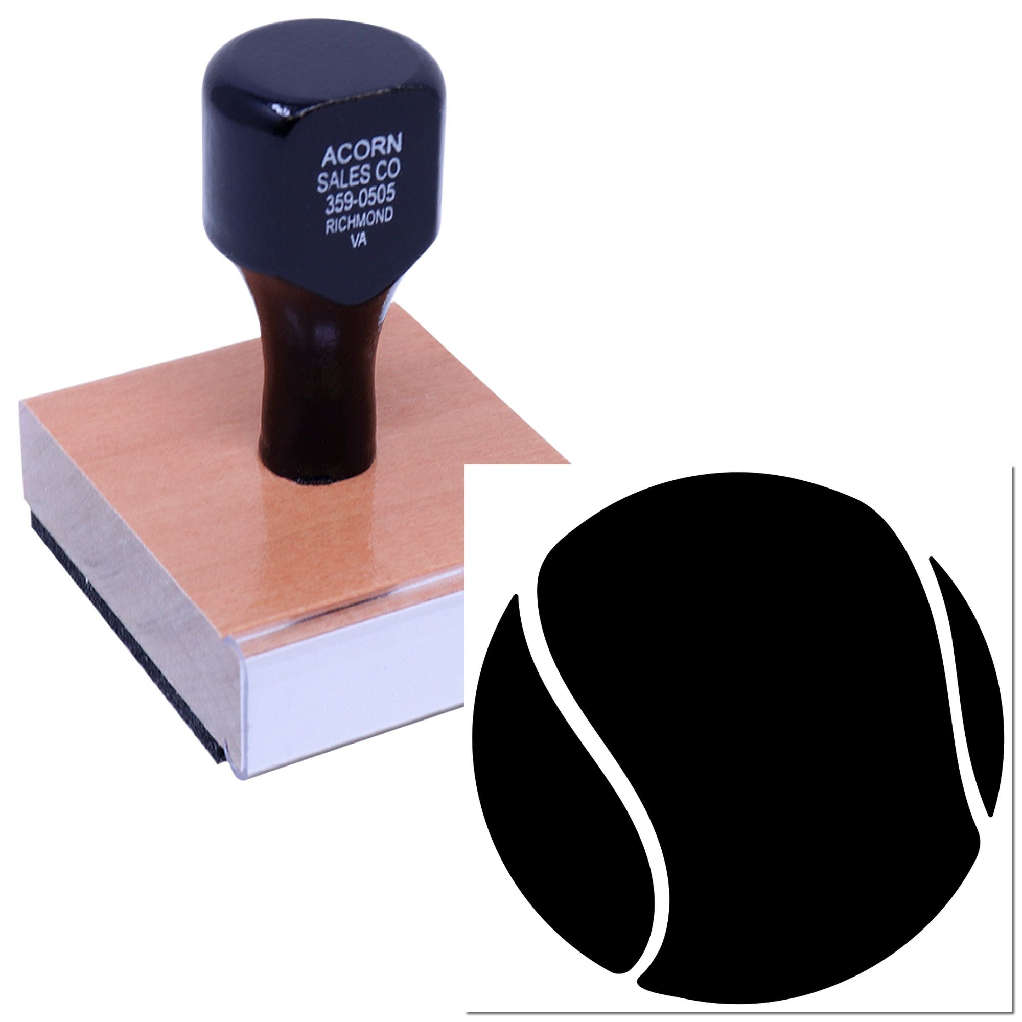 Custom rubber stamp showing logo imprint for business branding, address stamping, and office paperwork