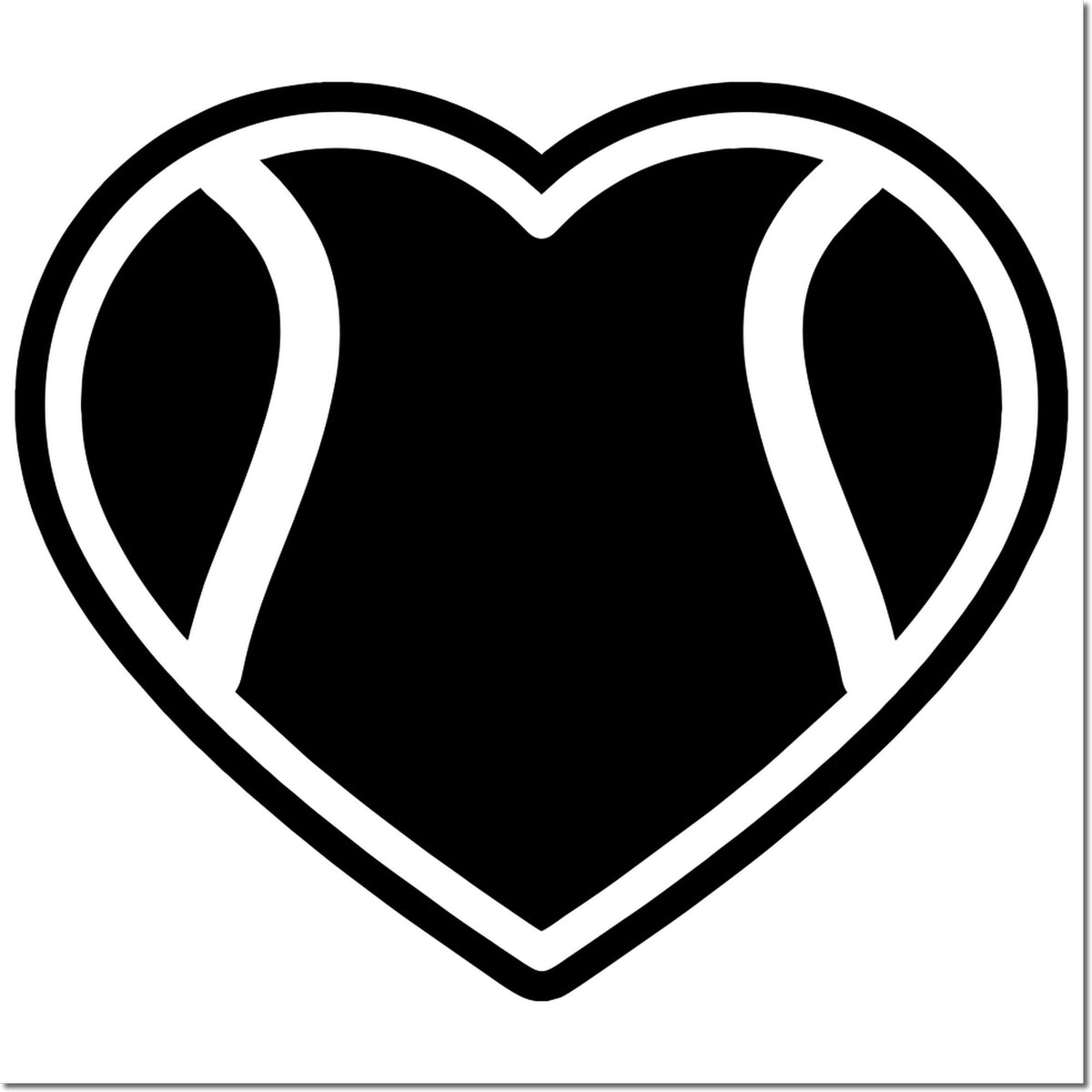 Heart-shaped rubber stamp icon for love-themed cards, crafts, and custom stamping projects.