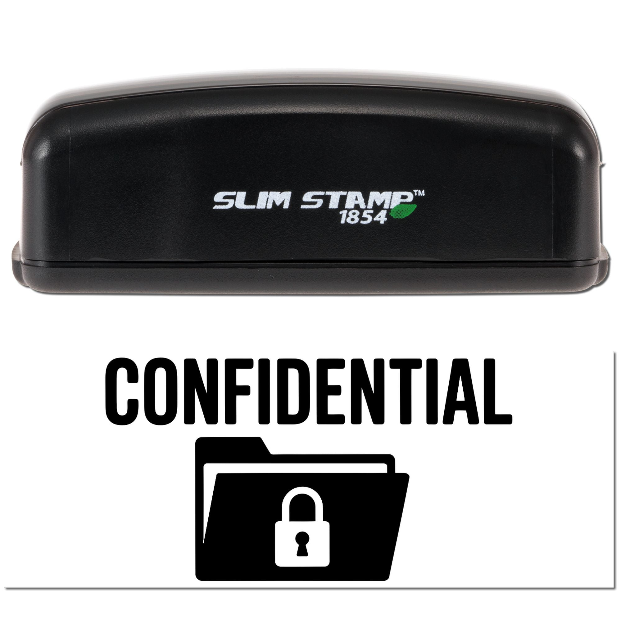 Armed Confidential Self Mailroom Compact Pre-Inked Stamp