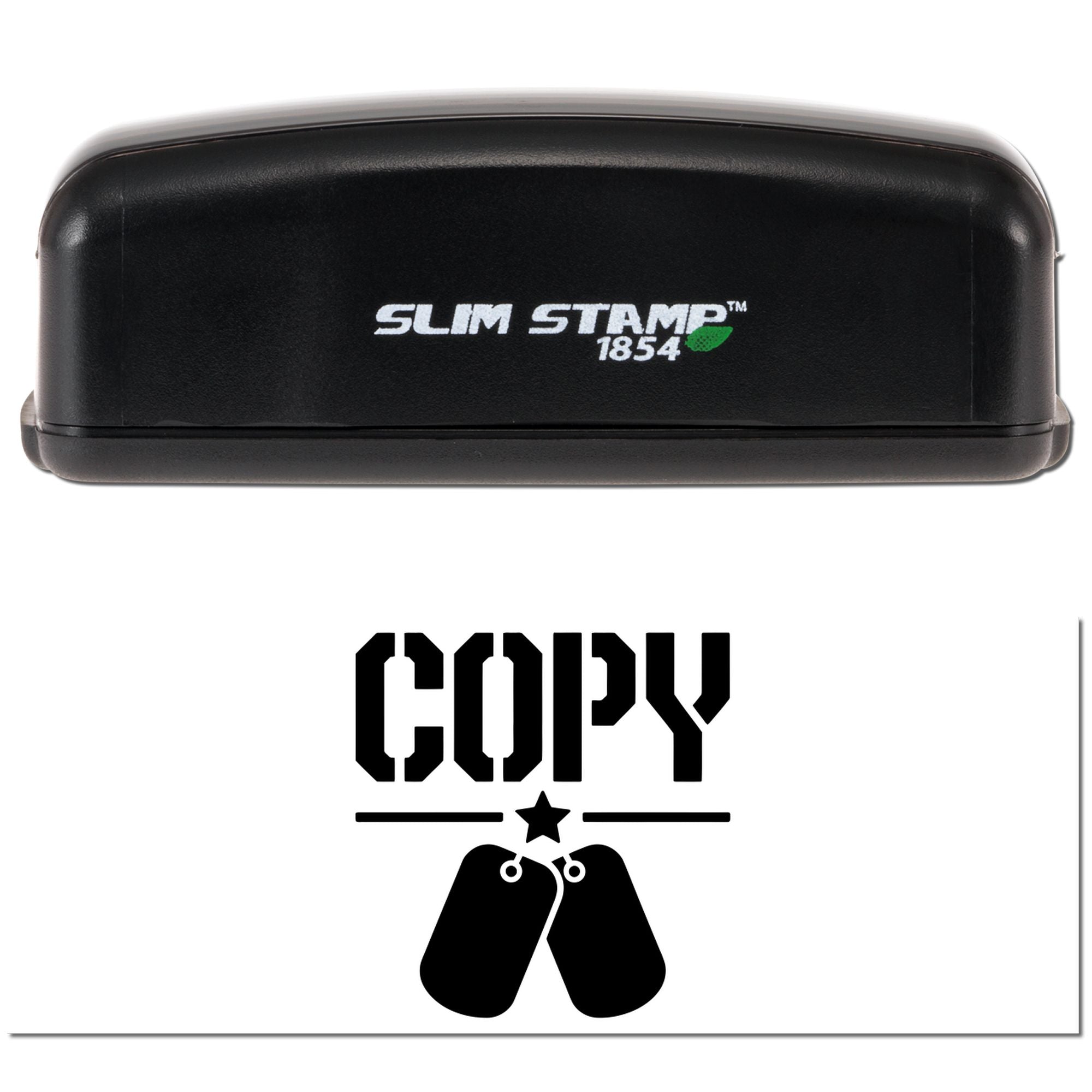 Armed Custom Copy Office Admin Compact Pre-Inked Stamp