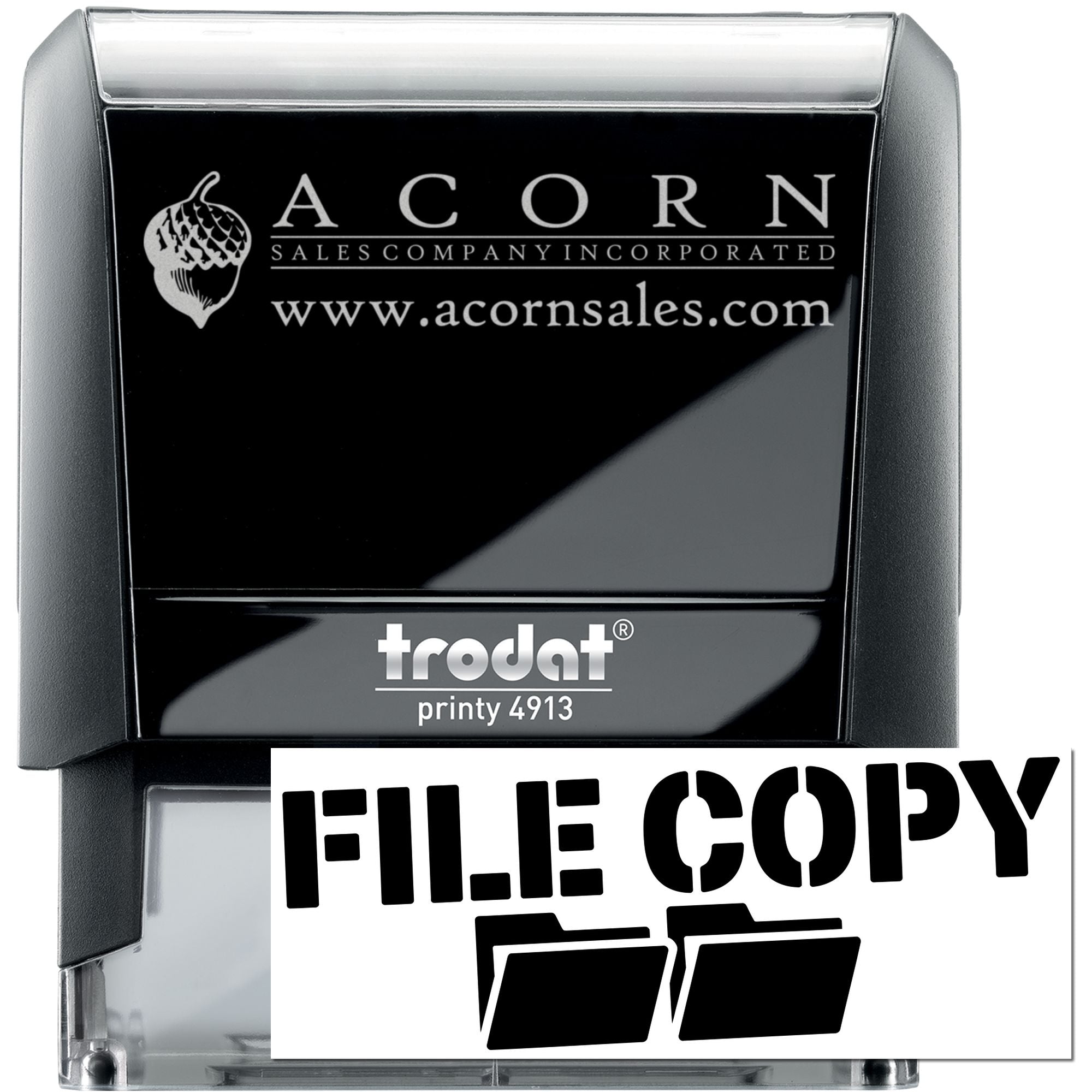 Veteran File Copy for Mailroom Self-Inking Stamp