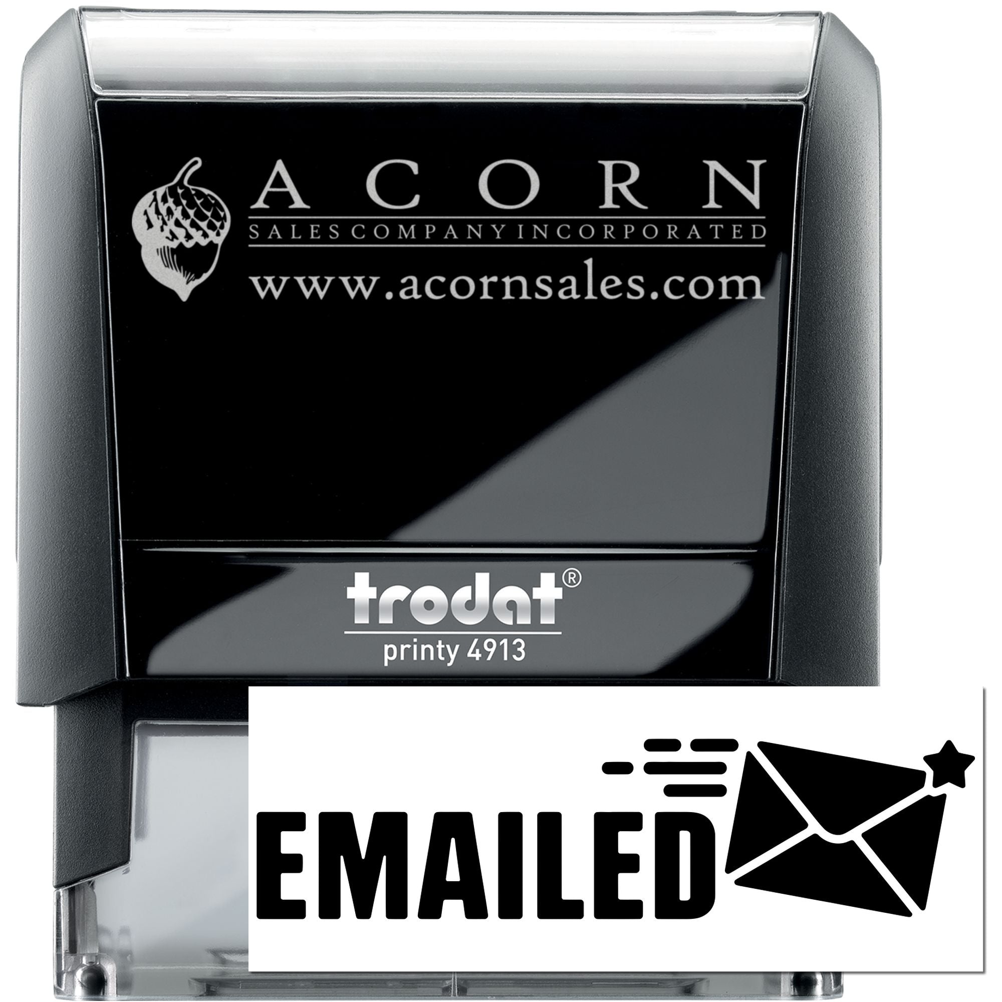 Armed Emailed Business Rubber Office Self-Inking Stamp