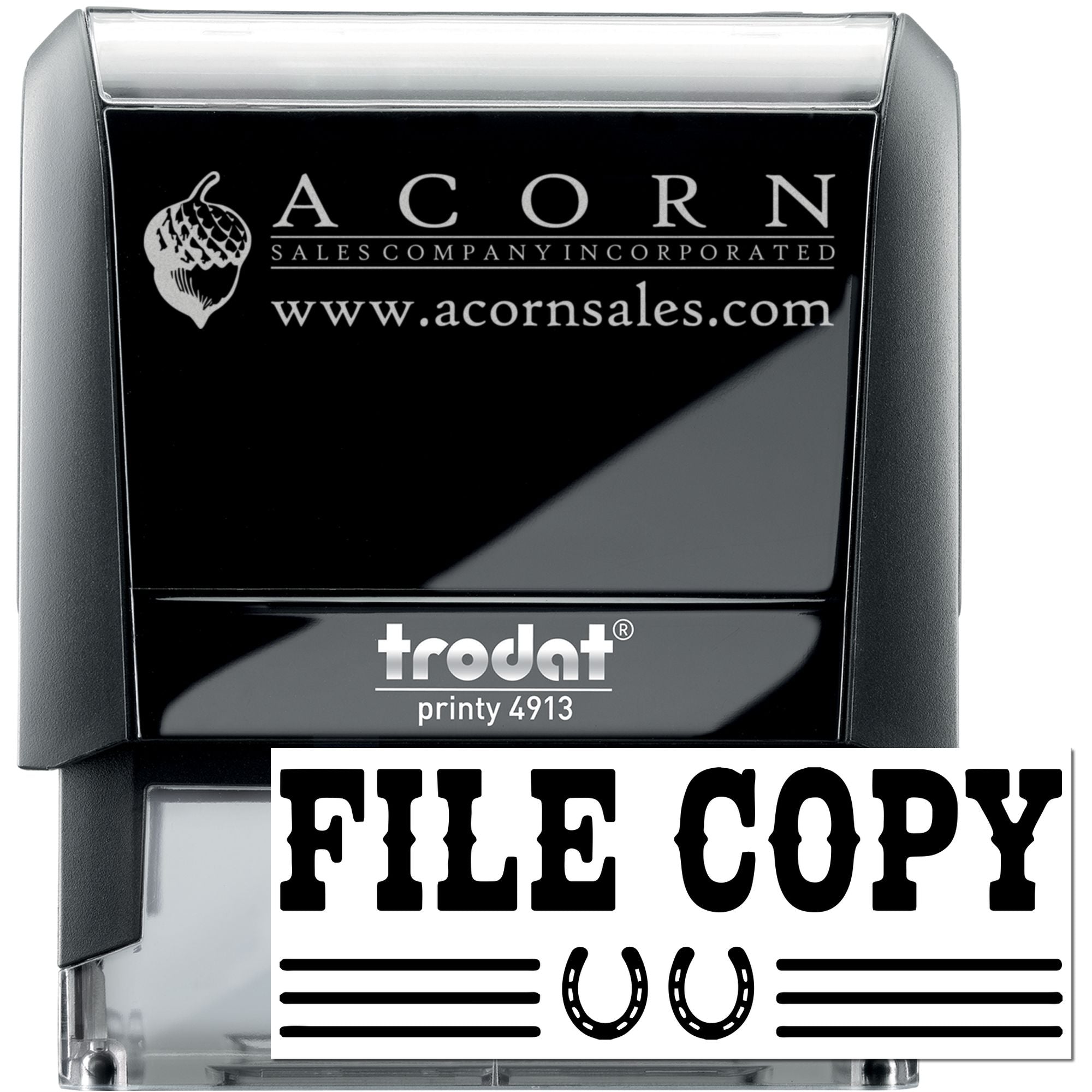 Southwest Custom File Copy Desk Self-Inking Stamp