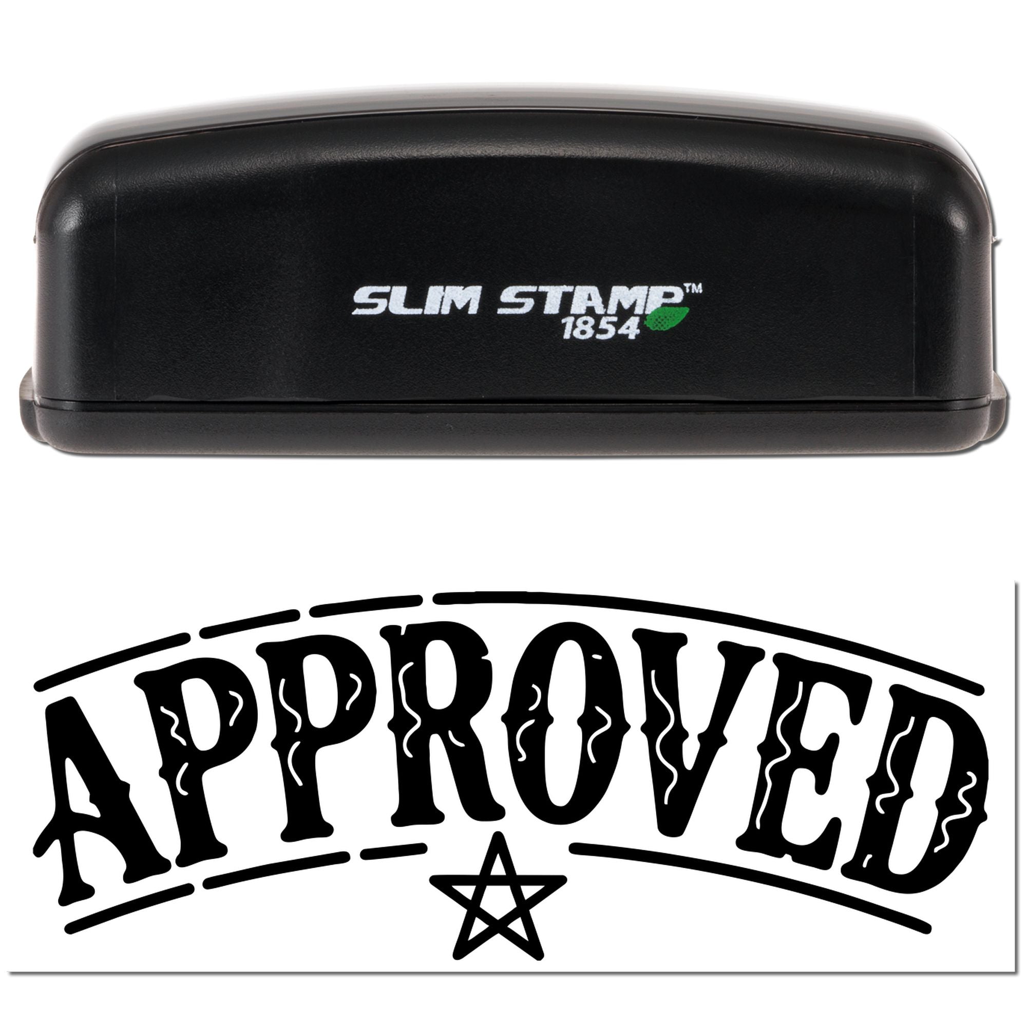 Moonlit Approved for Office Desk Compact Pre-Inked Stamp