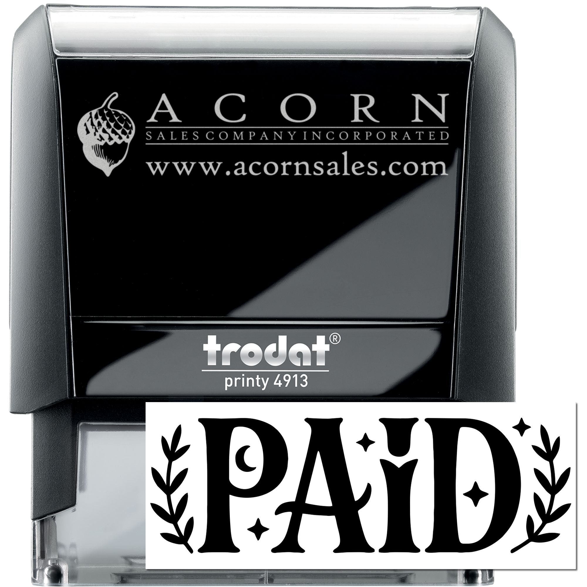 Spellcaster Custom Paid Rubber Mailroom Self-Inking Stamp