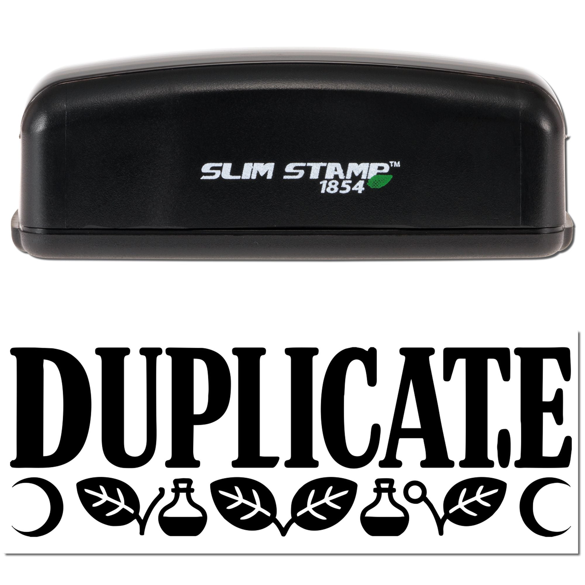 Moonlit Duplicate Paid Mailroom Compact Pre-Inked Stamp