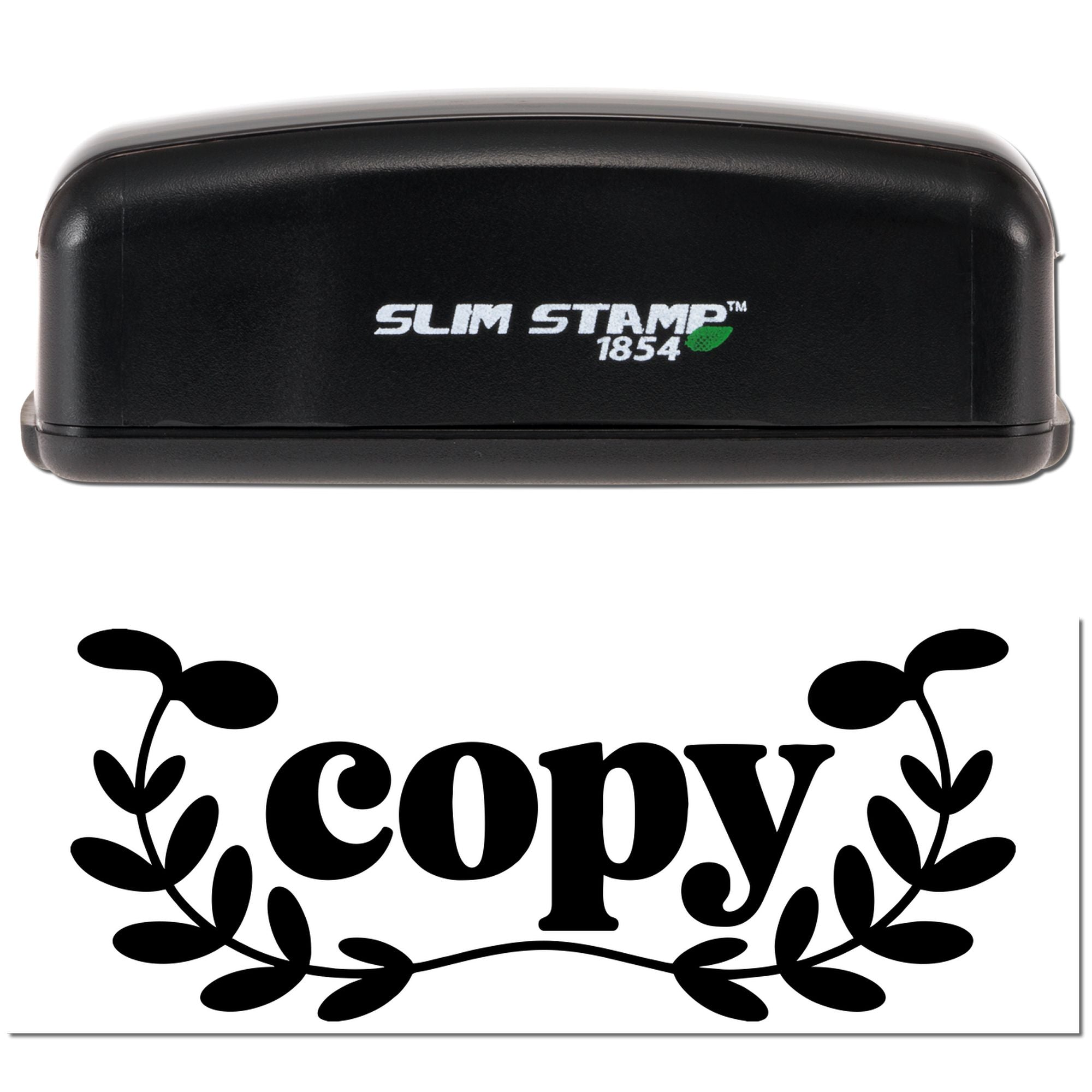 Enchanted Copy Rubber Desk Compact Pre-Inked Stamp
