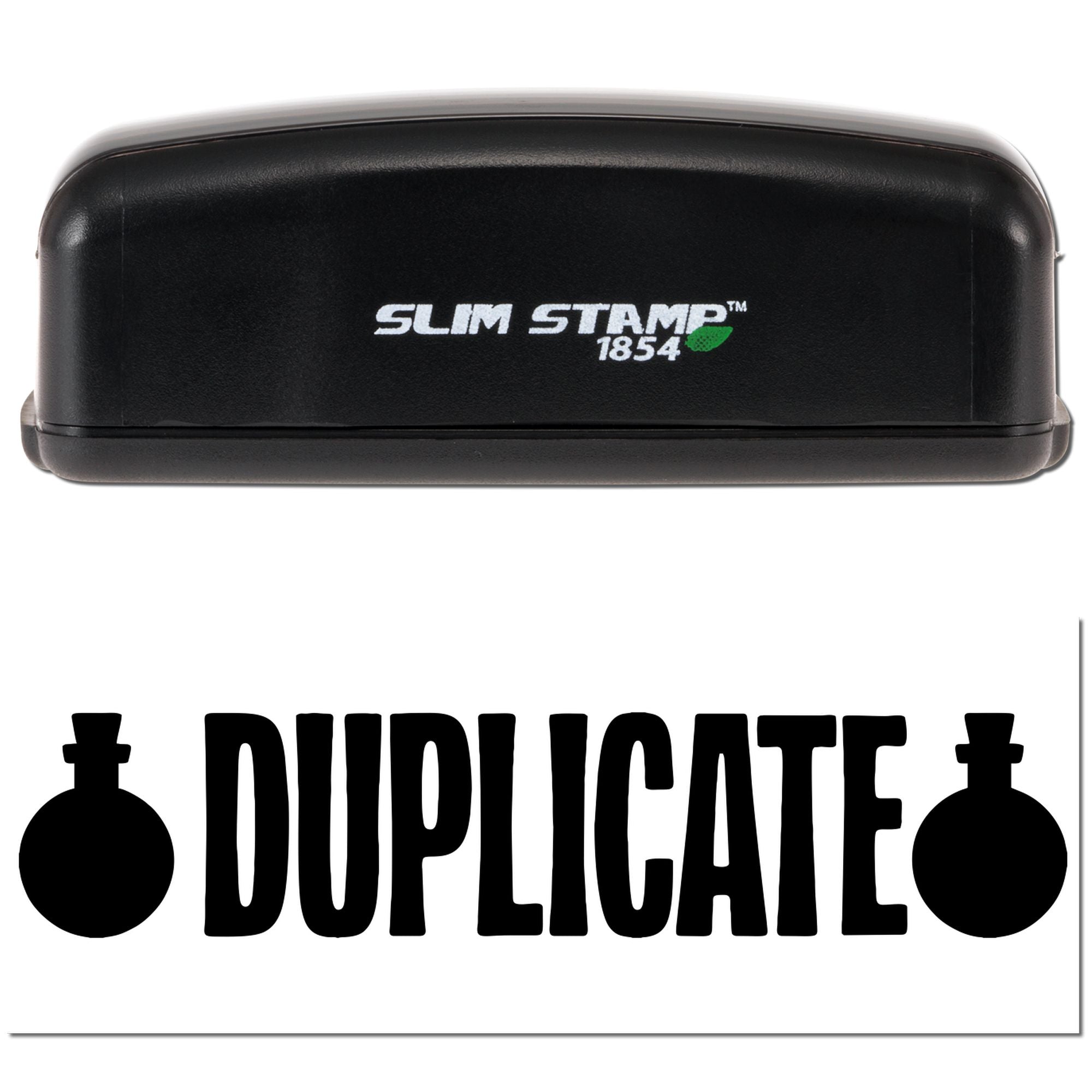 Eerie Duplicate Office for Admin Compact Pre-Inked Stamp