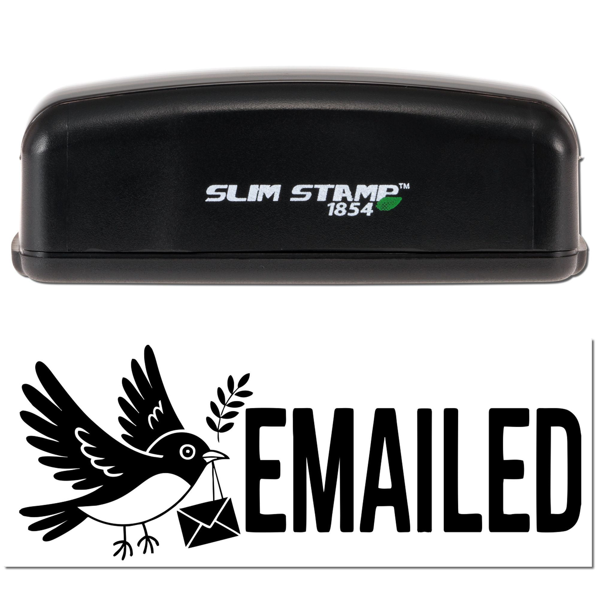 Earthy Mail Dove Pre-Inked Stamp